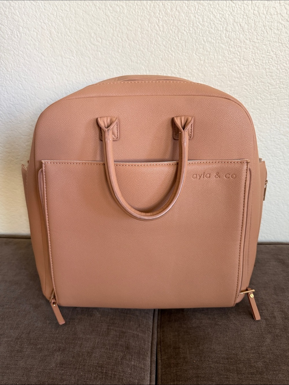 Ayla & Co Diaper Bag in Caffe color